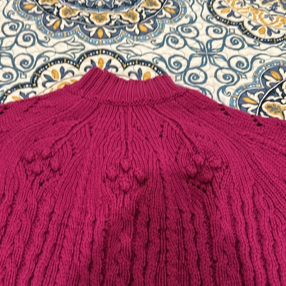 Sezane Aubin Sweater Jumper Magenta - excellent condition - Picture 8 of 12